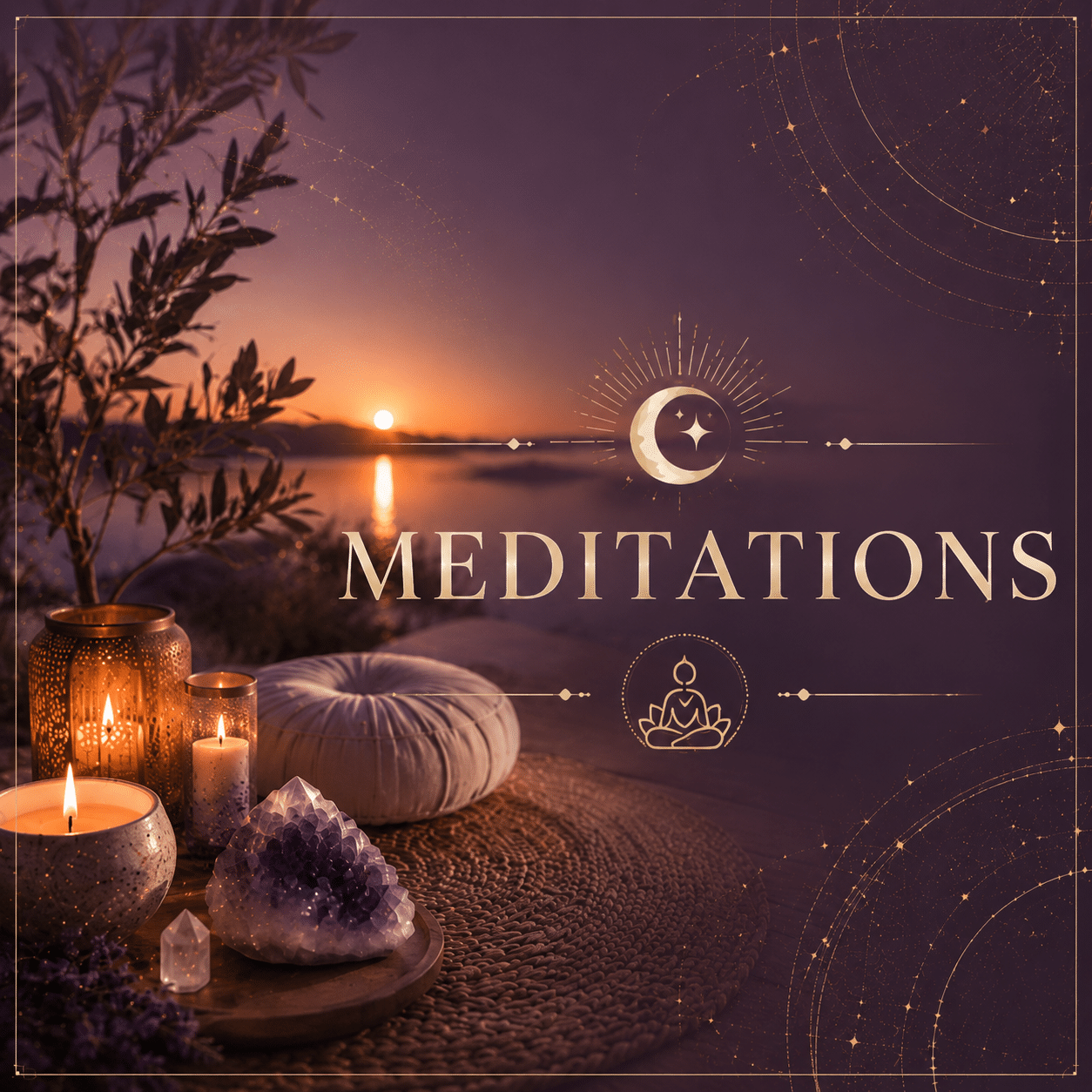 Yoga meditation at home. girl doing aromatherapy and meditation at home, stay calm and be happy